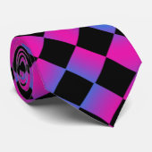 Neon Diamonds Stropdas (Opgerold)