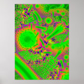 Neon Dichroic Psychedelic Poster (Voorkant)