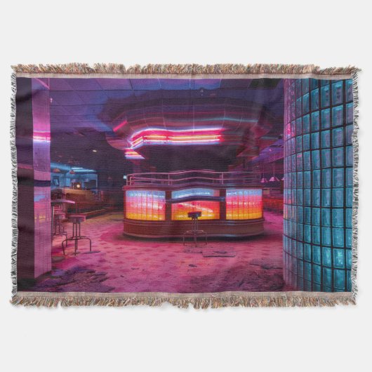 Neon Diner Deken (Voorkant)
