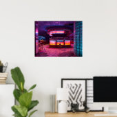Neon Diner Poster (Thuiskantoor)