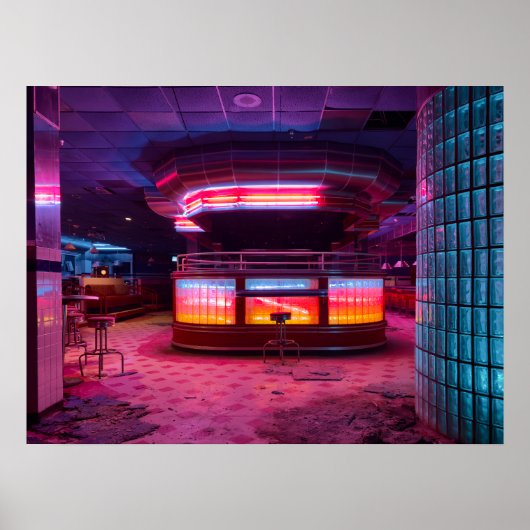 Neon Diner Poster (Voorkant)