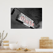 Neon Diner Sign Poster (Keuken)