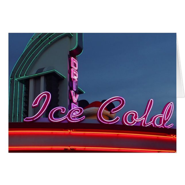 Neon Diners Ice Kold (Voorkant Horizontaal)