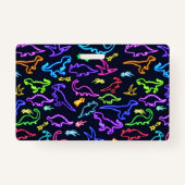 Neon Dinosaurs Badge (Achterkant)