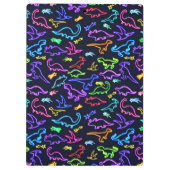 Neon Dinosaurs Klembord (Achterkant)