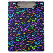 Neon Dinosaurs Klembord (Voorkant)