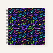 Neon Dinosaurs Notitieboek (Voorkant)