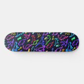 Neon Dinosaurs Persoonlijk Skateboard (Horizontaal)