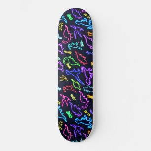 Neon Dinosaurs Persoonlijk Skateboard