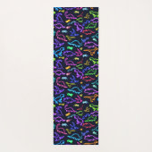 Neon Dinosaurs Yogamat (Achterkant)