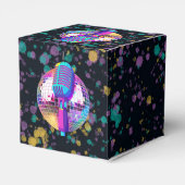 Neon Disco Ball Karaoke Verjaardagsfeest Bedankdoosjes (Achterkant)