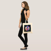 Neon Disco Ball Karaoke Verjaardagsfeest Tote Bag (Voorkant (model))