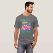 Neon Disco Cassette jongen T-shirt (Voorkant volledig)