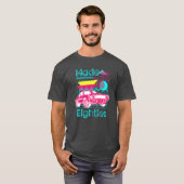 Neon Disco Cassette vriend T-shirt (Voorkant volledig)