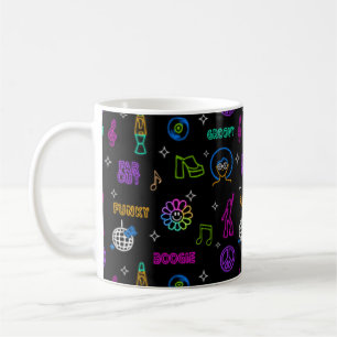 Neon Disco Coffee Mok