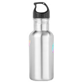 Neon Disco Pi Wiskundige Constante Waterfles (Achterkant)