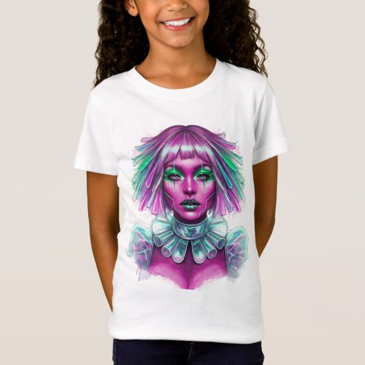 Neon Diva beroemd gemaakt door Natasha Us T-shirt (Voorkant)