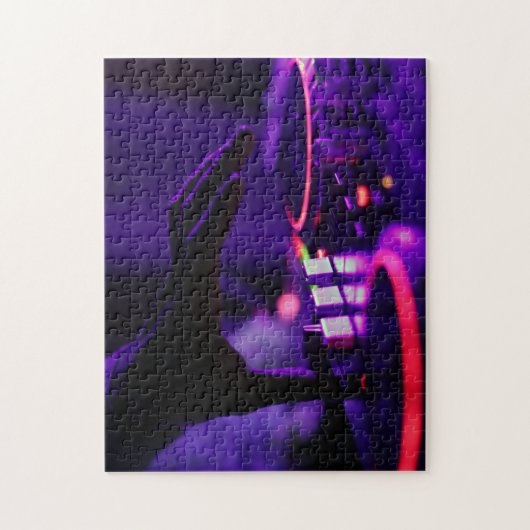 Neon DJ Jigzaag Legpuzzel (Verticaal)