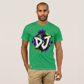 Neon DJ Logo T-Shirt (Voorkant volledig)