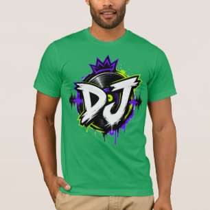Neon DJ Logo T-Shirt