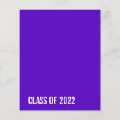 Neon DJ Music Graduation Party Invitation Flyer (Achterkant)