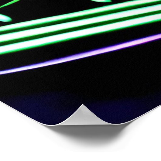 NEON DJ POSTER (Hoek)