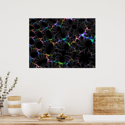 Neon Doily Poster (Keuken)