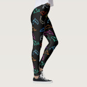 neon dolfijnen - leggings (Rechts)