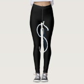 Neon dollarteken leggings (Voorkant)