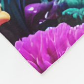 Neon Dolphin Fleece Deken (Hoek)