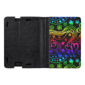 Neon Doodle Art Kindle Fire Folio Case (Buitenkant)