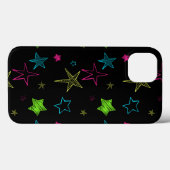 Neon Doodle Stars iPad-luchttas Case-Mate iPhone Case (Achterkant (horizontaal))