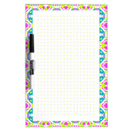 Neon Dot Grid BuJo College Meisje School Planner Whiteboard