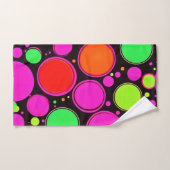 Neon Dot Party Bad Handdoek (Handdoek)