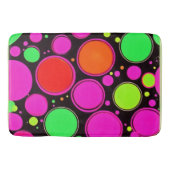 Neon Dot Party Badmat (Voorkant)