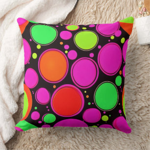 Neon Dot Party Kussen