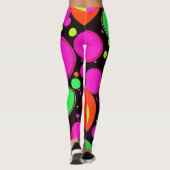 Neon Dot Party Leggings (Achterkant)