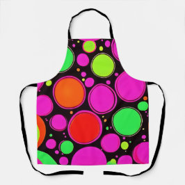Neon Dot Party Schort