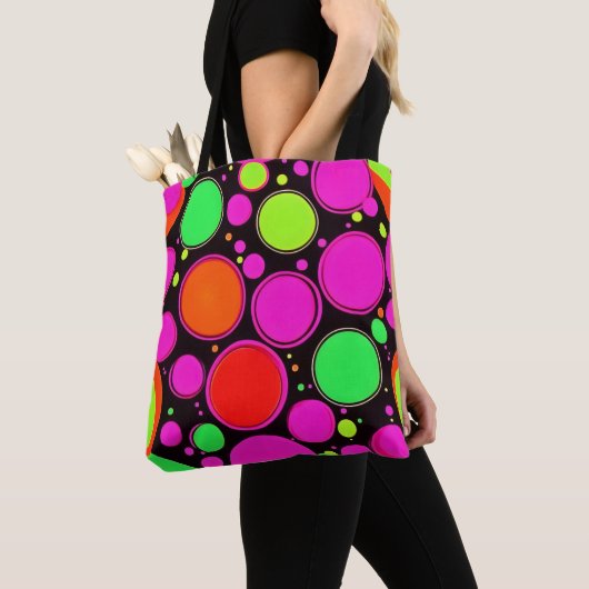 Neon Dot Party Tote Bag (Dichtbij)