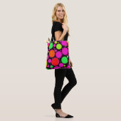 Neon Dot Party Tote Bag (Op model)