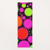 Neon Dot Party Yogamat (Voorkant)
