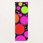 Neon Dot Party Yogamat (Achterkant)