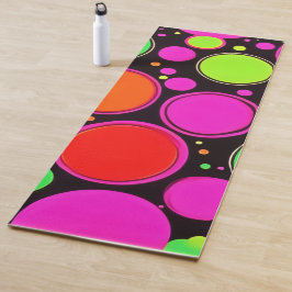 Neon Dot Party Yogamat