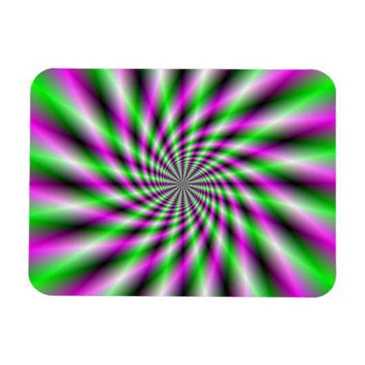 Neon draaiend wiel magneet (Horizontaal)