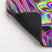 Neon Draaikolken Muismat (Hoek)