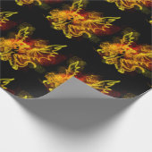 Neon Draak Cadeaupapier (Hoek)