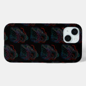 Neon Draak Case-Mate iPhone Case (Achterkant (horizontaal))