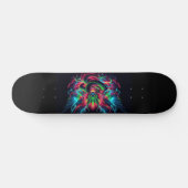 neon draak ontwerp persoonlijk skateboard (Horizontaal)