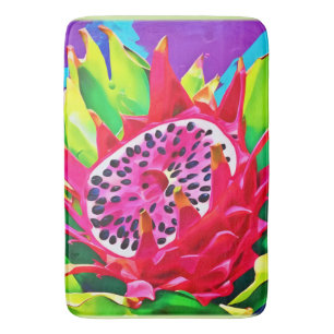 Neon Dragon Fruit Splendor Badmat
