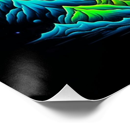 Neon Dragon Perfect Poster (Hoek)